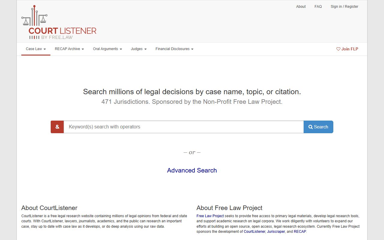 Bienville Parish court records CourtListener public legal research