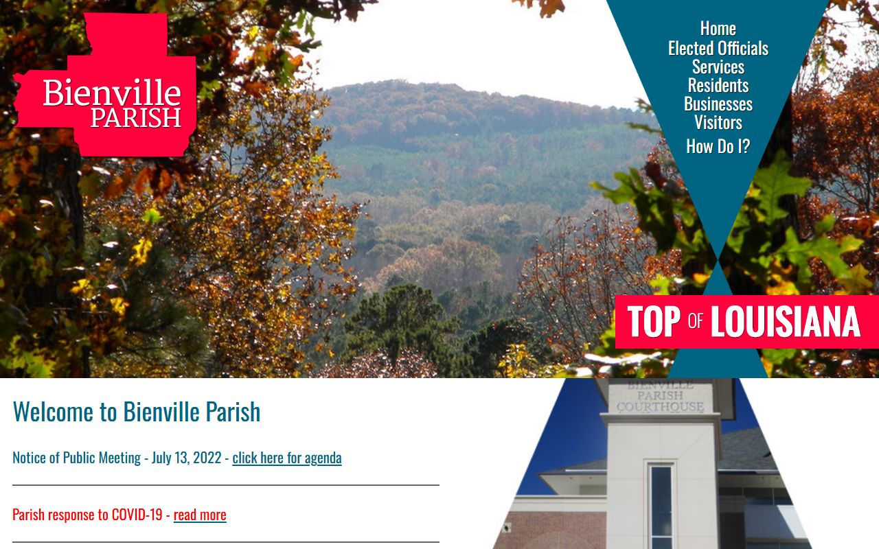 Bienville Parish court records official parish website