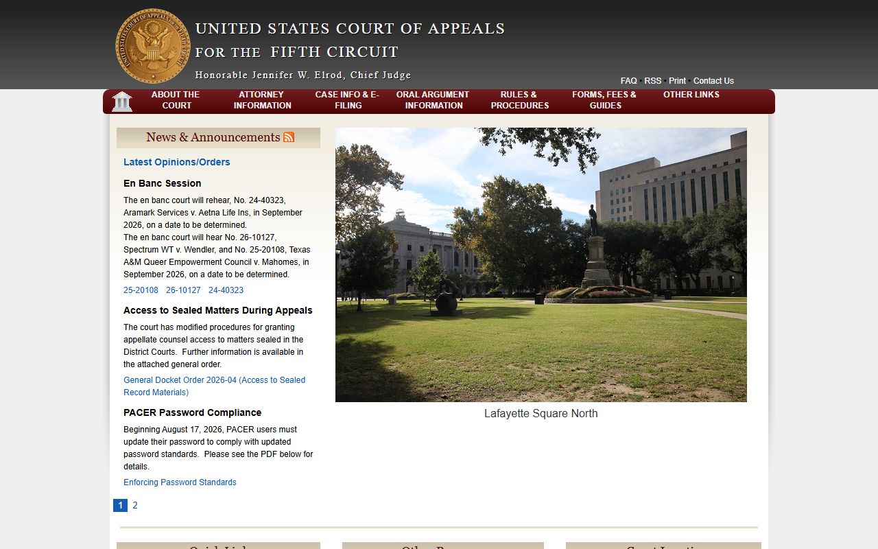 Bienville Parish warrant records Fifth Circuit Court of Appeals